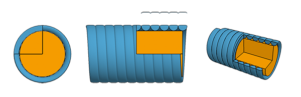 Halfwound String Structure