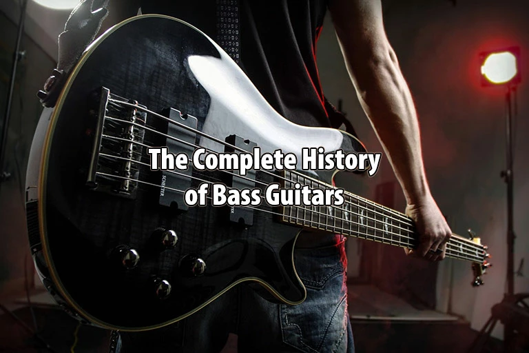 Man Holding Bass Guitar - Featured Image