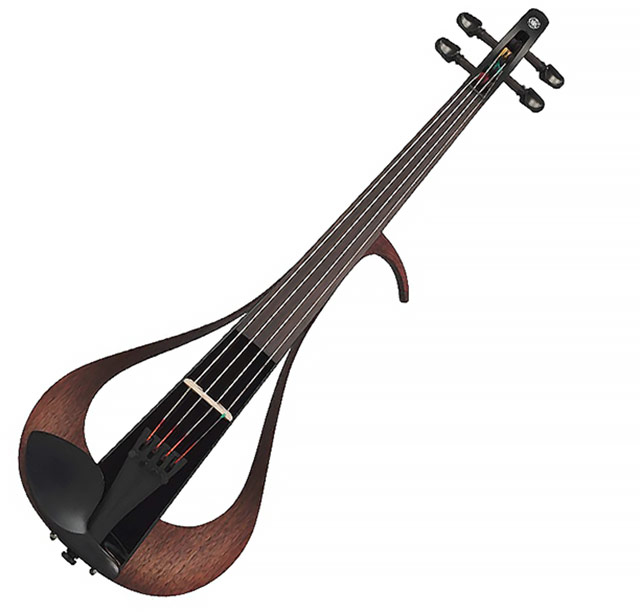 Solid-body, minimalistic-design electric violin