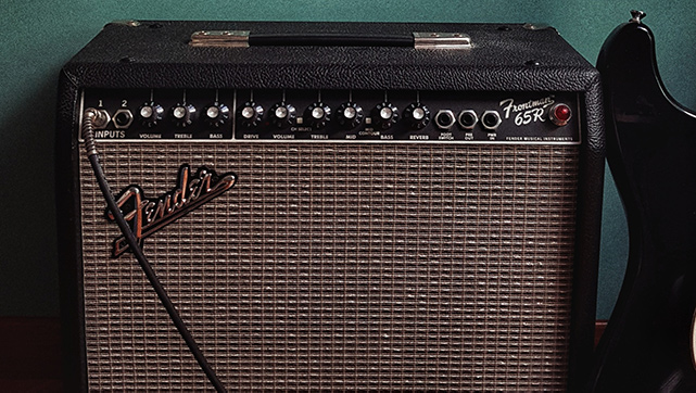 Fender Amp With Inpits Marked "1" and "2"