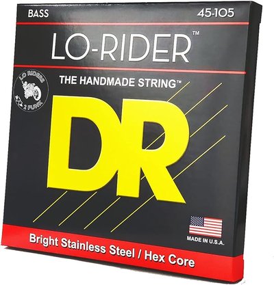 DR Strings Lo-Rider - Stainless Steel